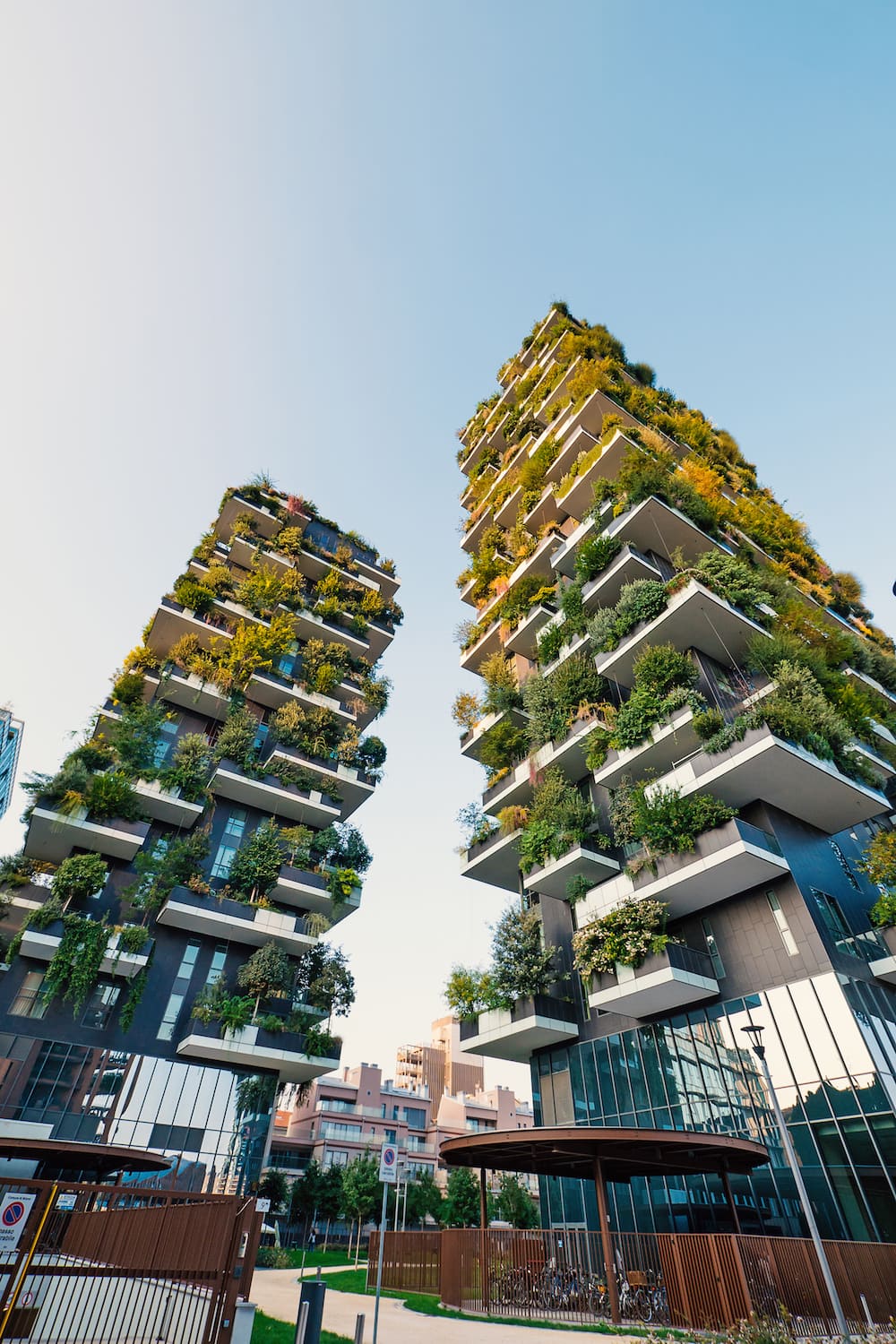 This is photo of the Bosco Verticale buildings in Milan