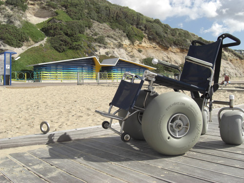 disabled friendly beach huts and wheelchair