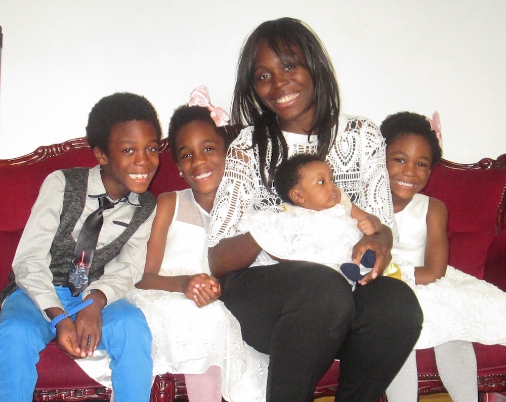 Feyi and her children
