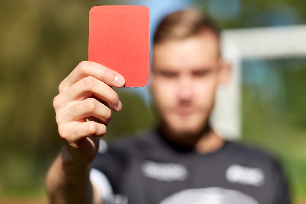 red card