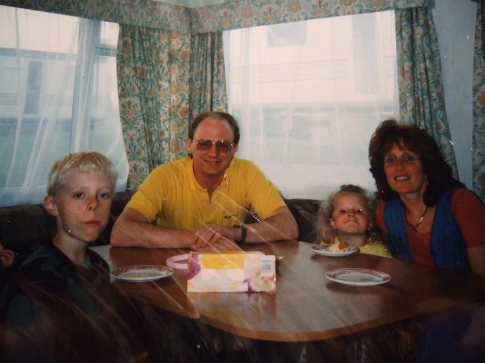 Family-photo-of-my-brother-Mark--left---My-dad-Steve--me--and-my-mum-Lorraine