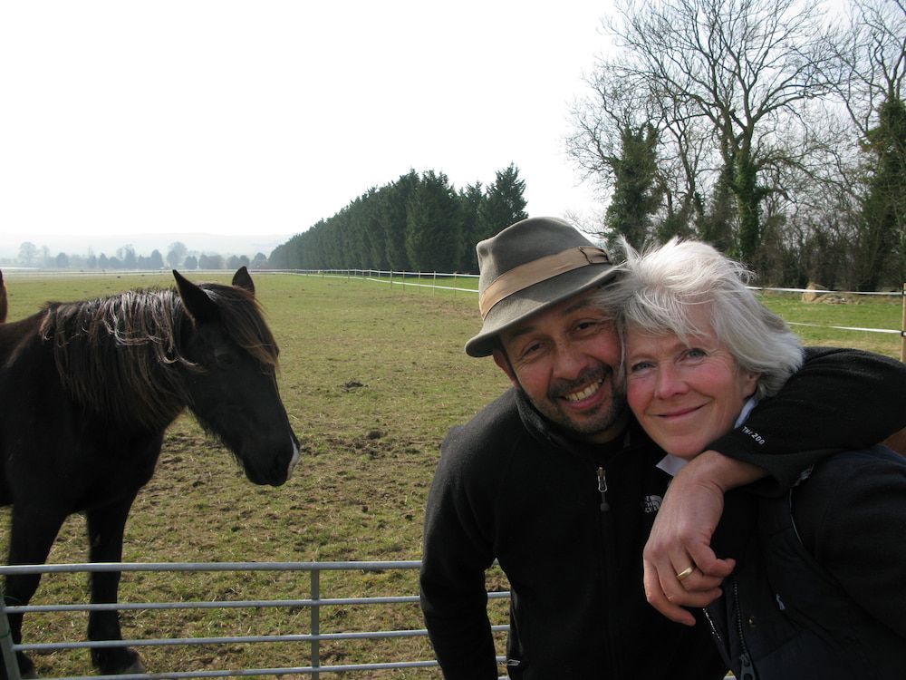 Joanna with her friend Raul