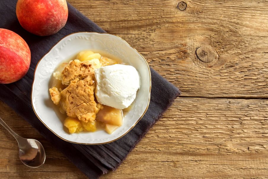 The Sweet Stuff: Peach crumble