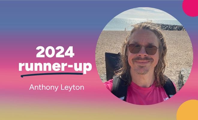 Runner-up: Anthony Leyton on piecing a poem together